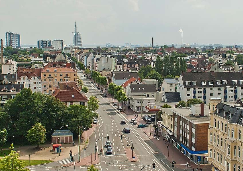 Hafenstraße nach Süden